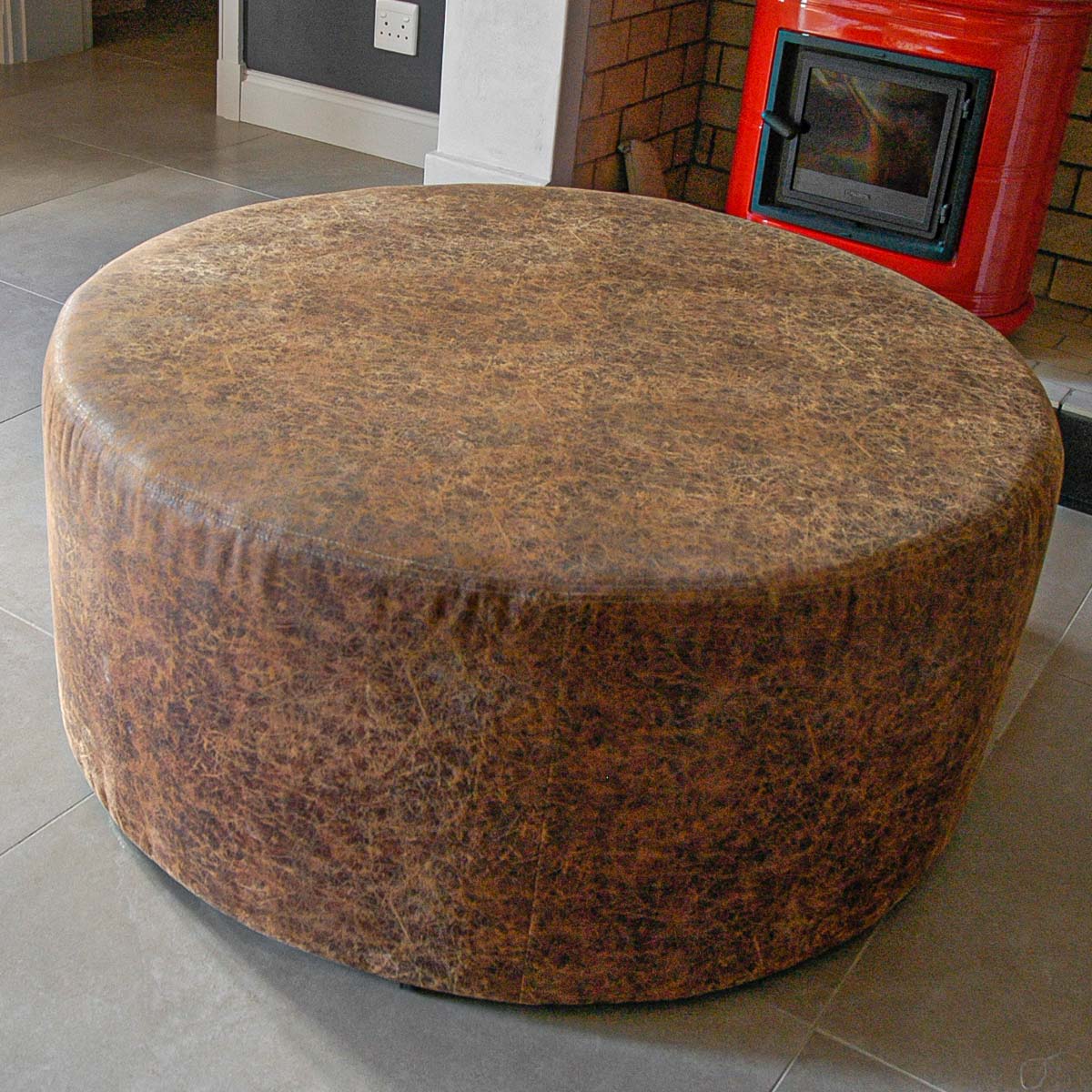 Big Round Ottoman